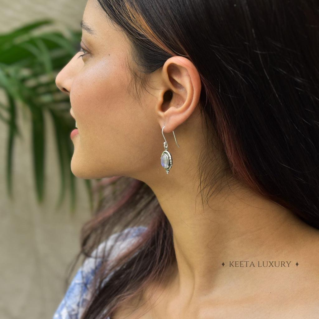Moonstone Drop Earrings