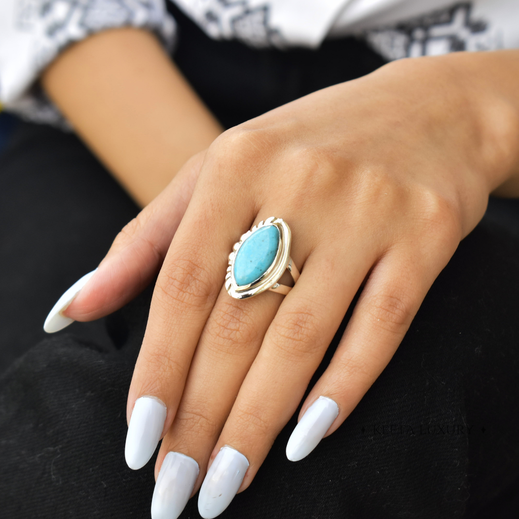 Bohemian Treasures - Turquoise Ring -