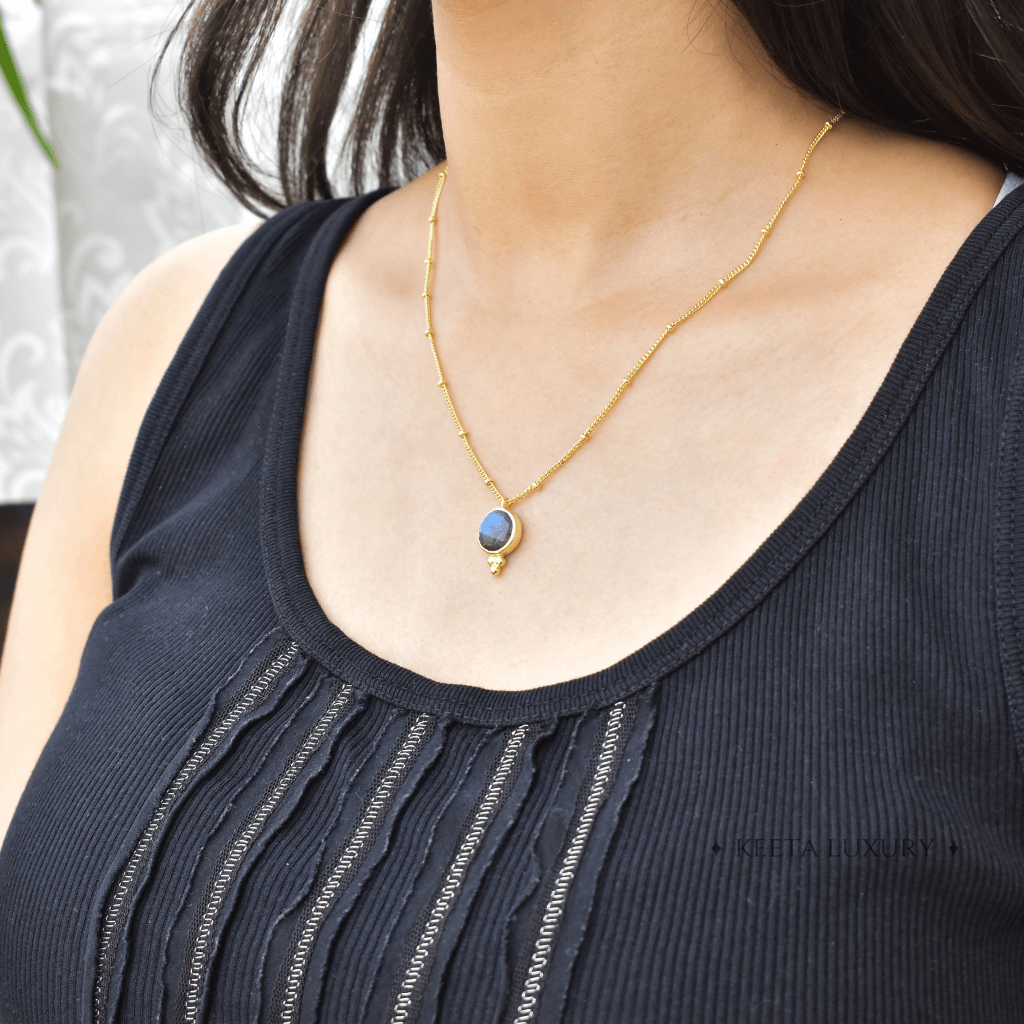 Bohemian Trove- Labradorite Necklace -