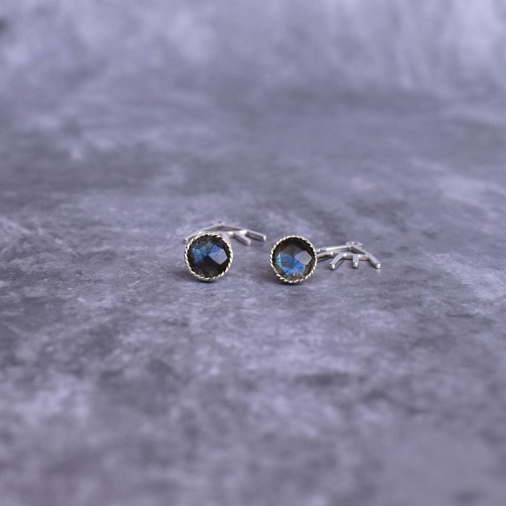 Boho Elegance - Labradorite Stud -