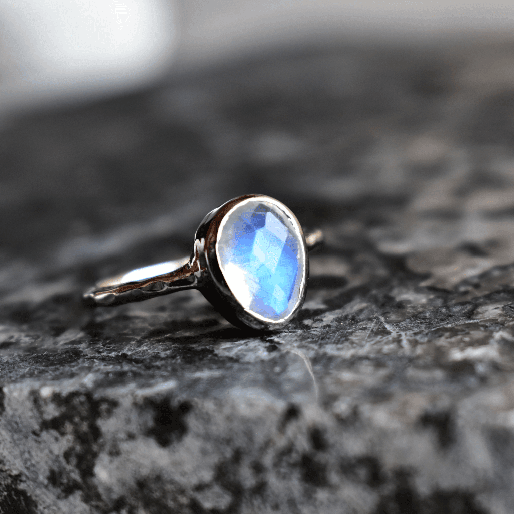 Boho Moon Dance - Moonstone Ring -