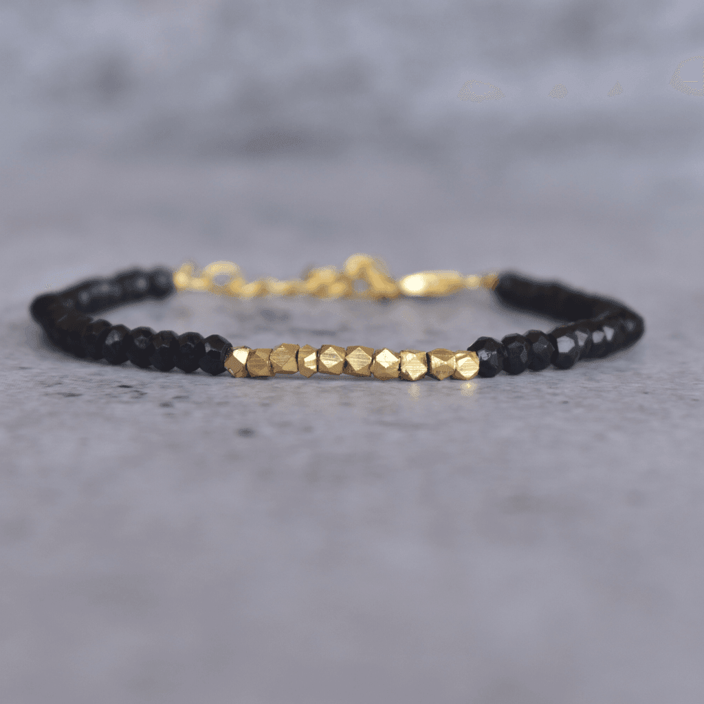 Calming Delicacy - Black Onyx Bracelets -