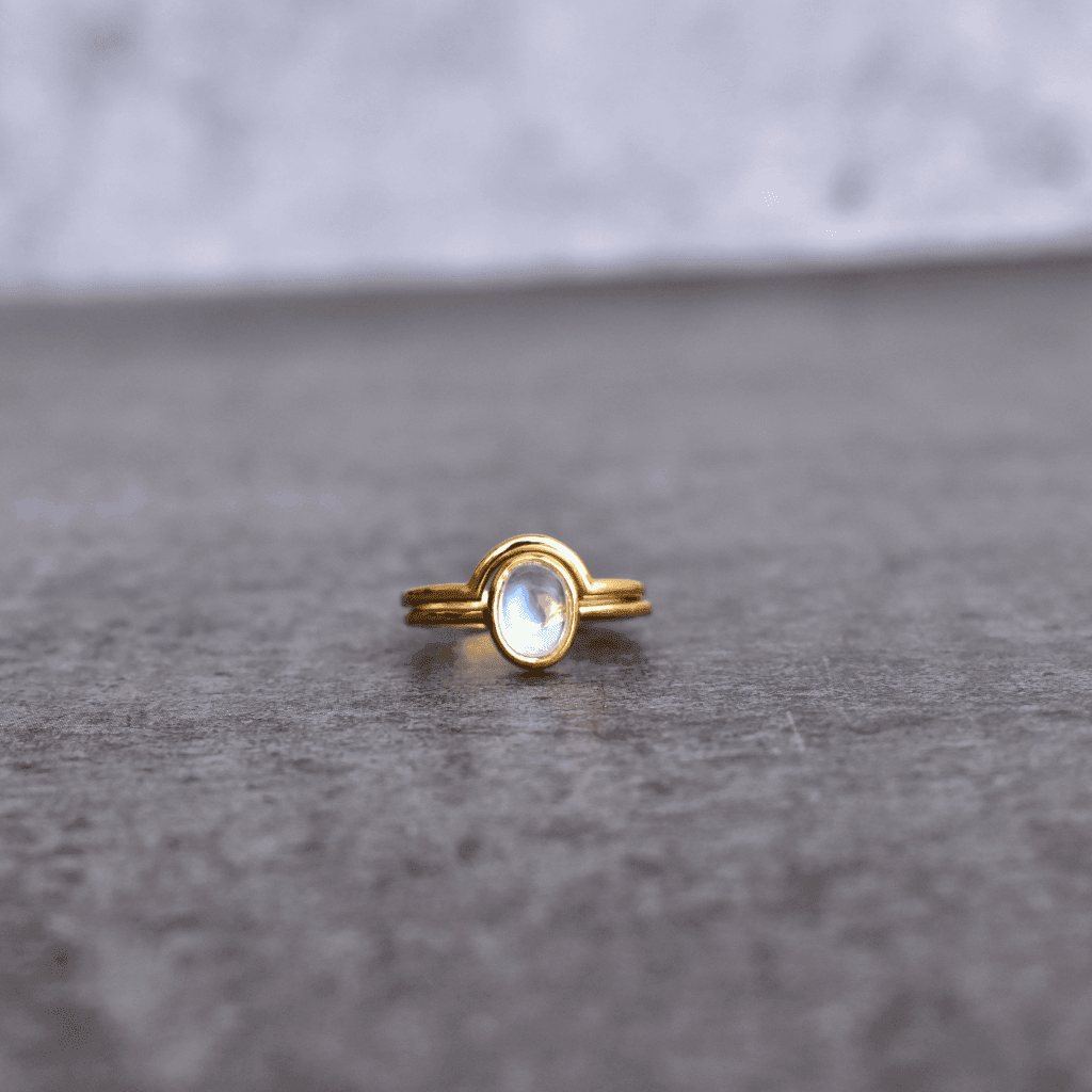 Celestial Duo - Moonstone Stack Set -