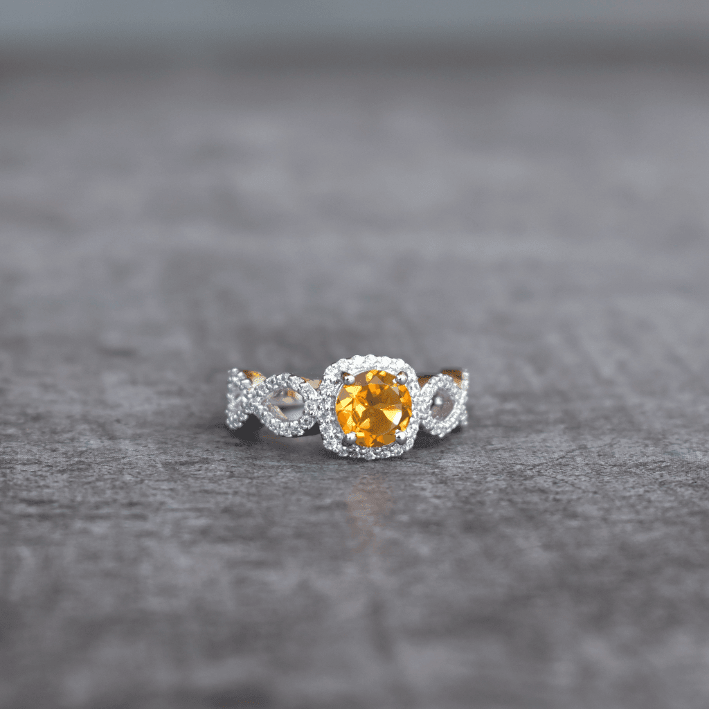Classic Yellow - Citrine Ring -