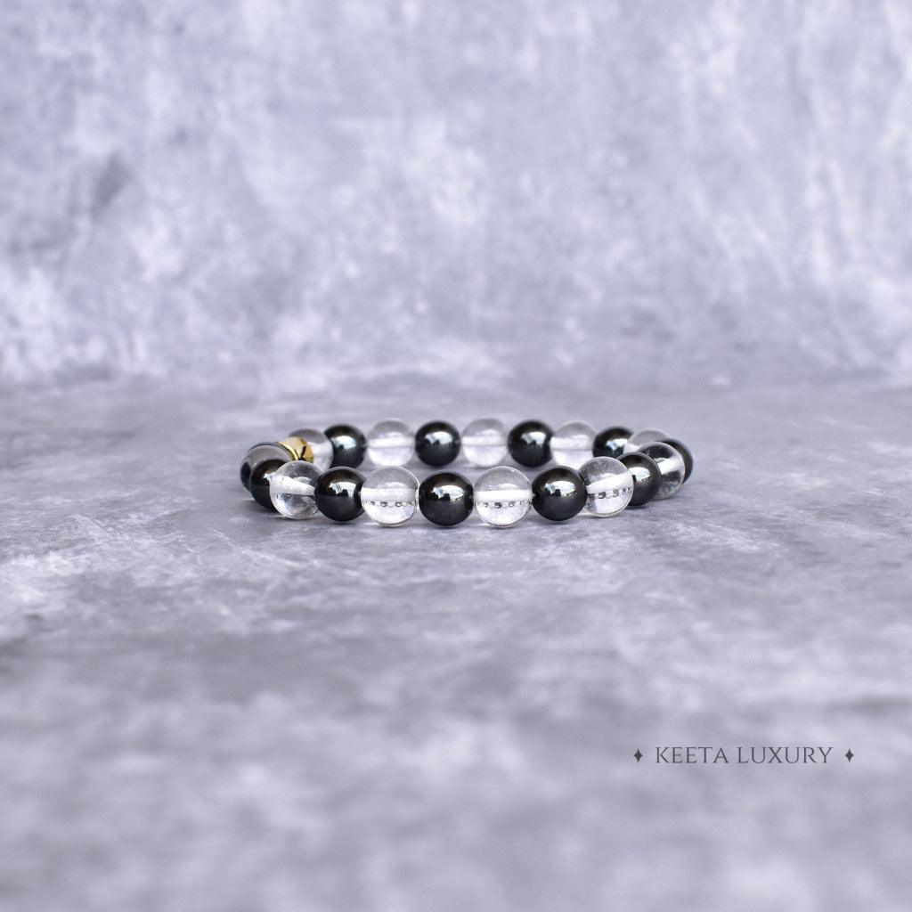 Confidence - Hematite & Clear Quartz -