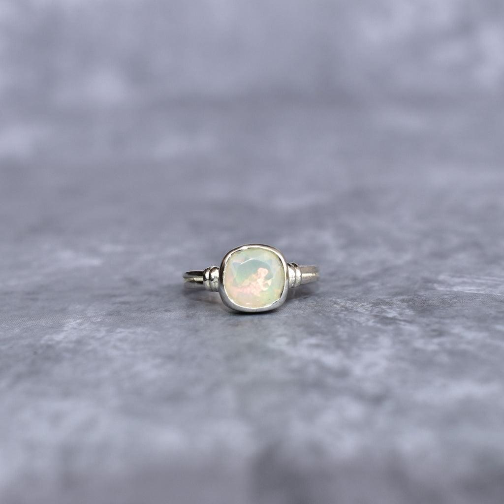 Cushion Charm - Opal Ring -