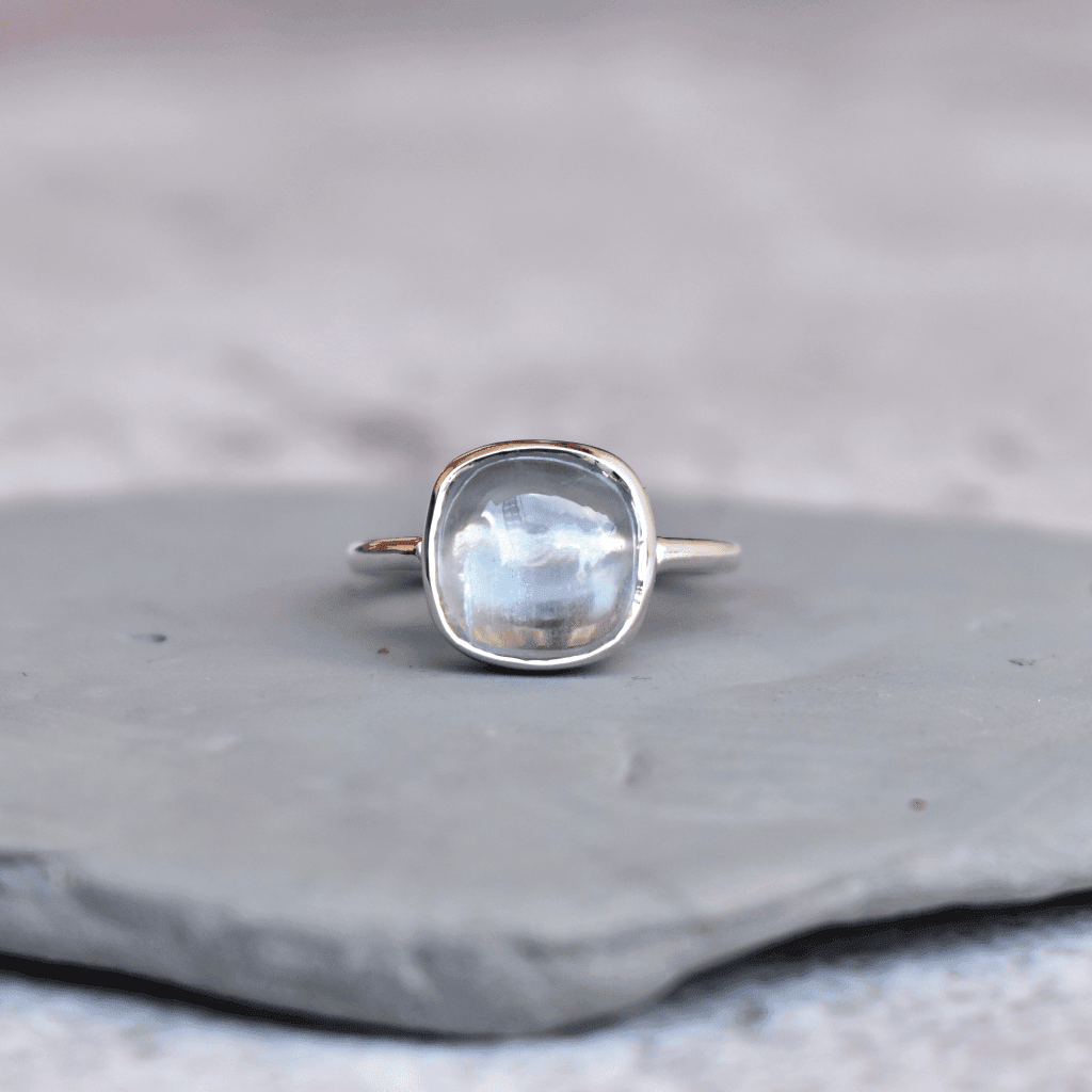 Cushion Conquer - Aquamarine Ring -