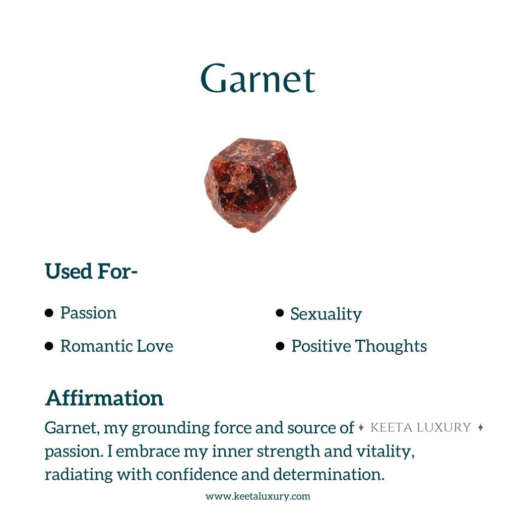 Cushion Conquer - Garnet Earrings -