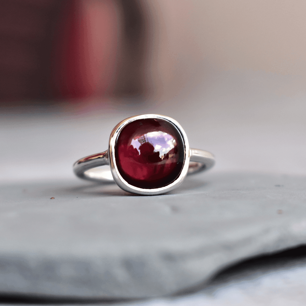 Cushion Conquer - Garnet Ring -