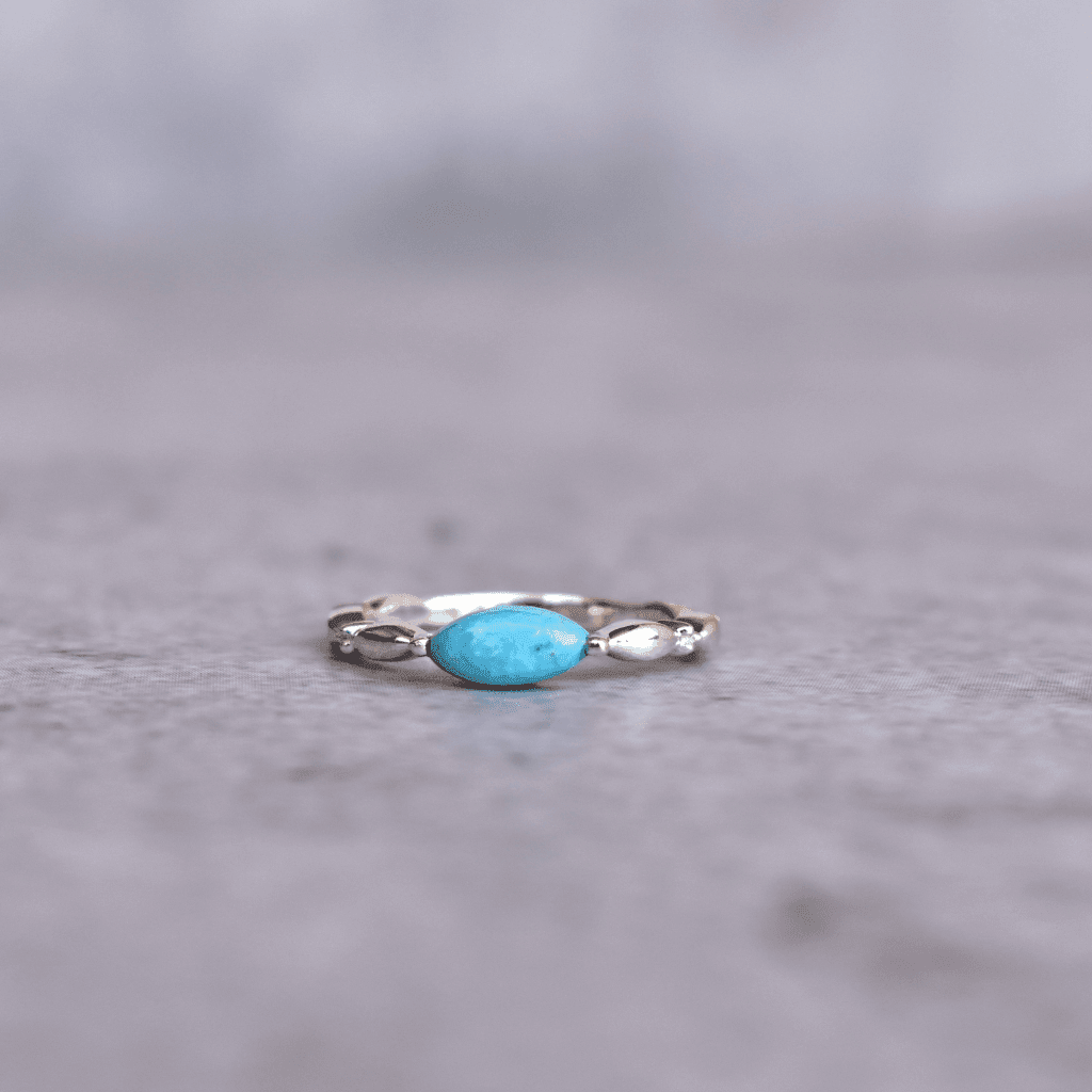 Dainty Whispers - Turquoise Ring -