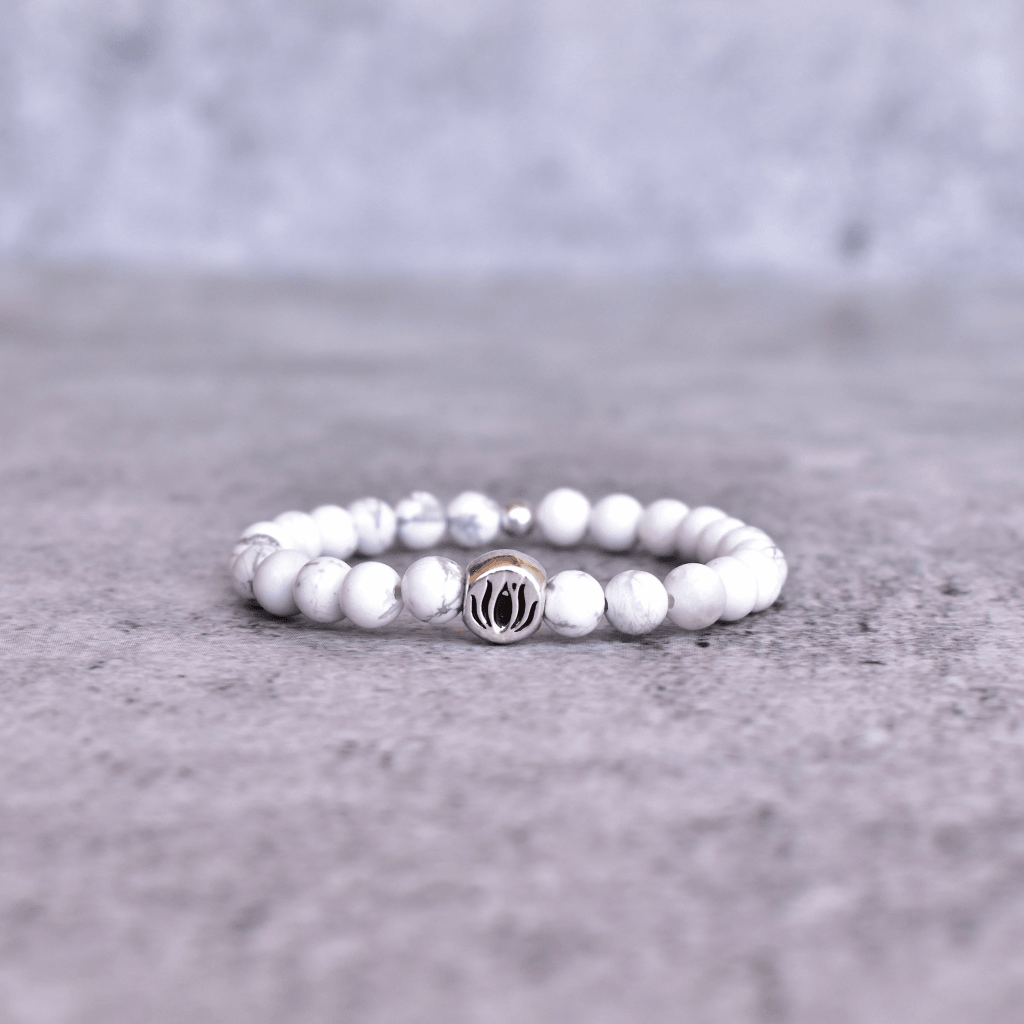 Divine Lotus - Howlite Bracelets -