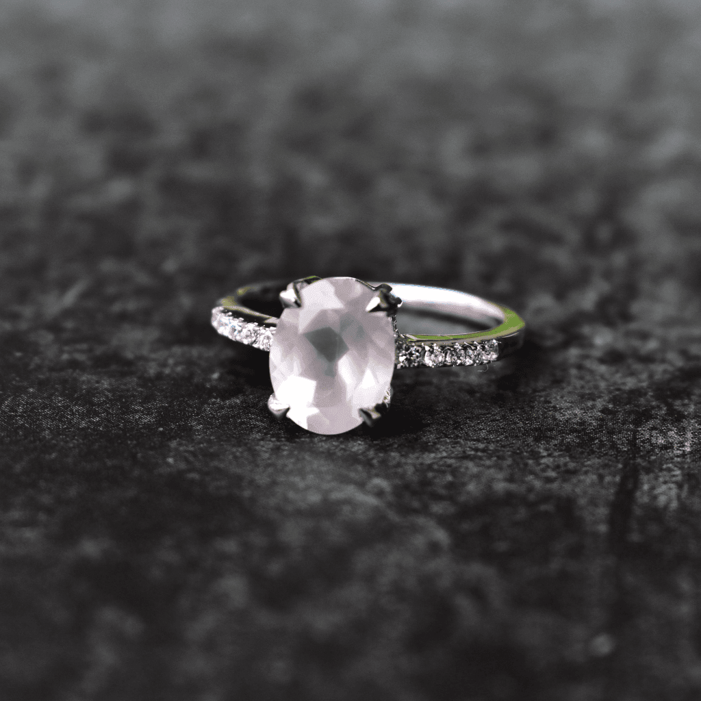 Empress - Rose Quartz Ring -