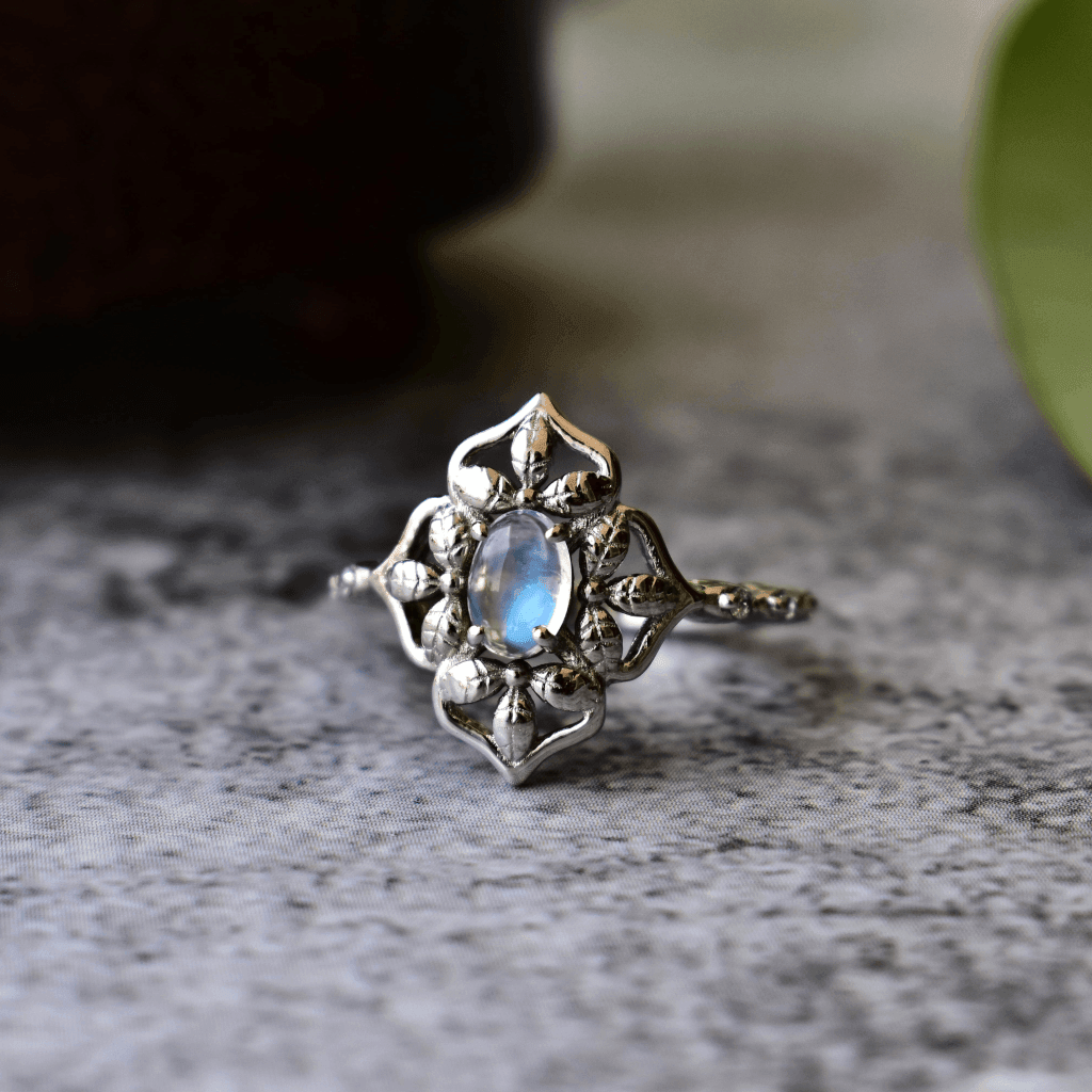 Enchanted Forest Moonstone Ring