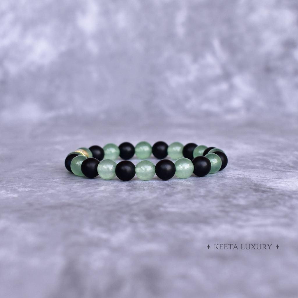 Enchanted Green - Green Aventurine & Black Onyx -