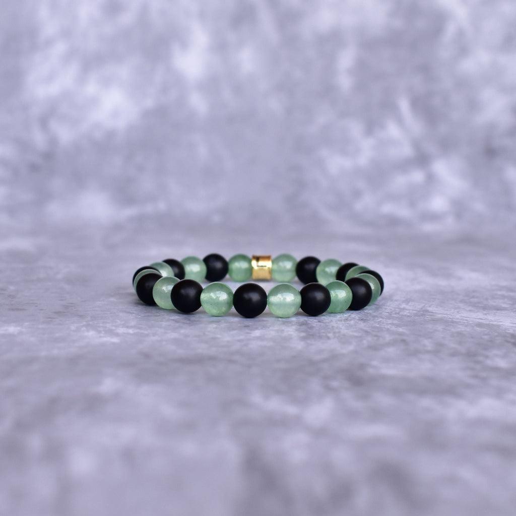 Enchanted Green - Green Aventurine & Black Onyx -
