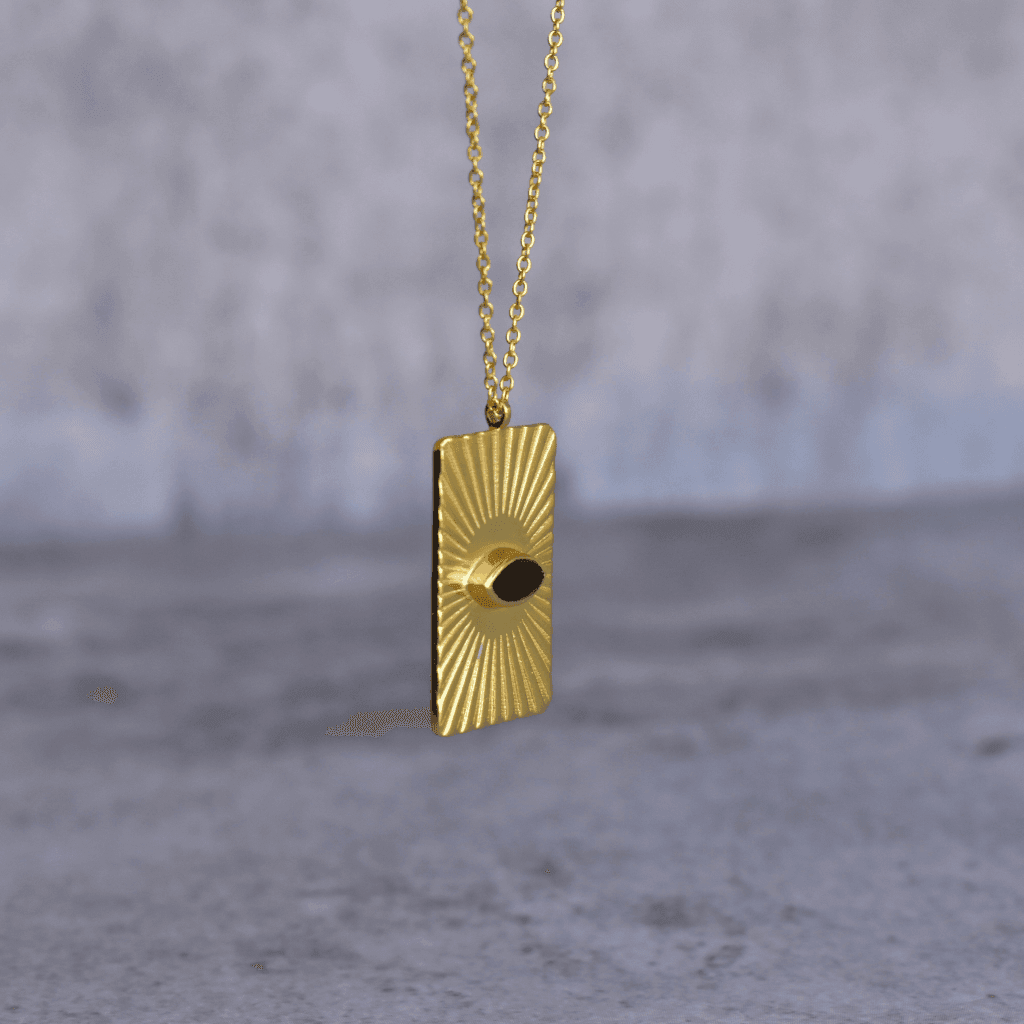 Evil Eye - Black Onyx Necklace -
