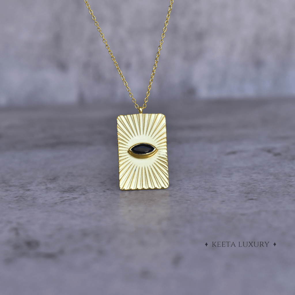 Evil Eye - Black Onyx Necklace -