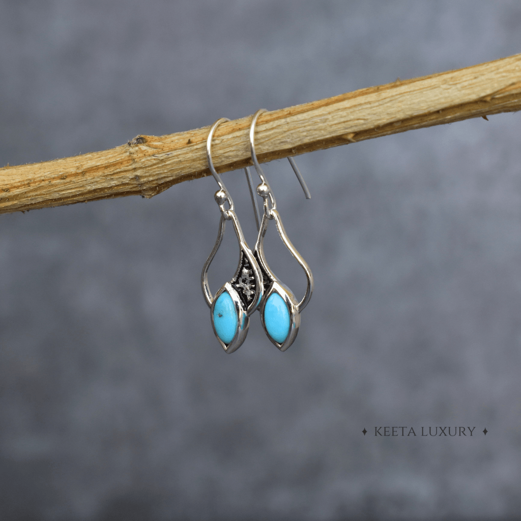 Eye Luring - Turquoise Earrings -