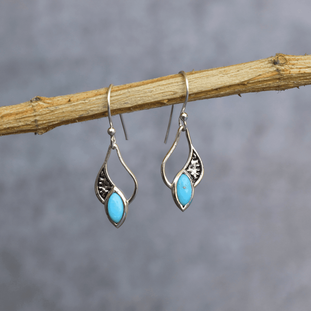 Eye Luring - Turquoise Earrings -