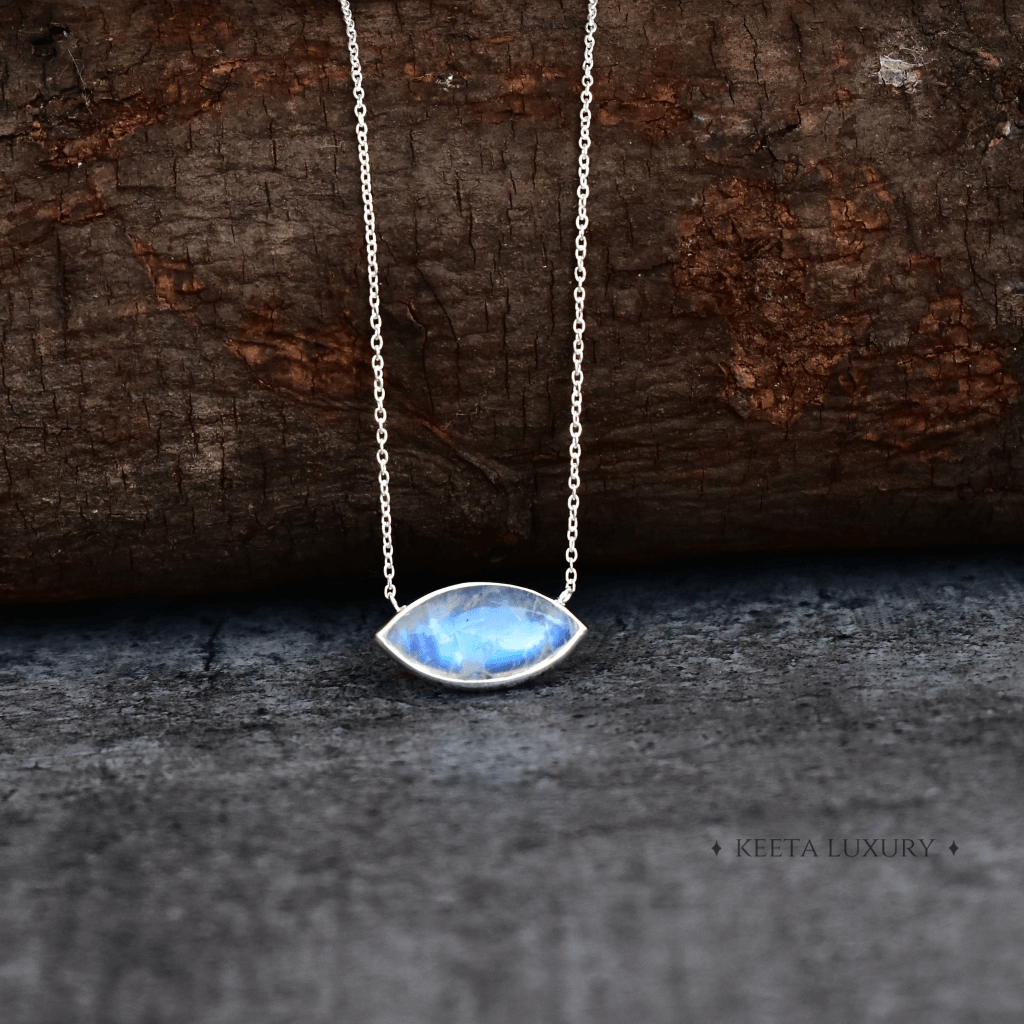 Eye Ray - Moonstone Necklace -