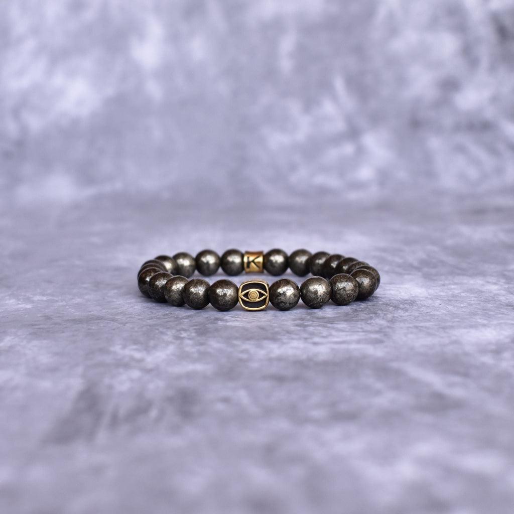 Eye Shield - Pyrite Bracelet -
