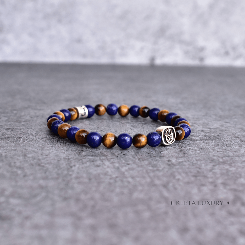 Eye Ultimate - Lapis and tiger eye bracelet -