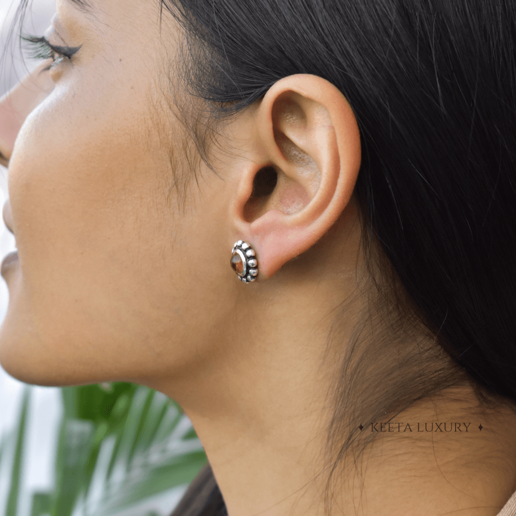 Flower Child - Citrine Studs -