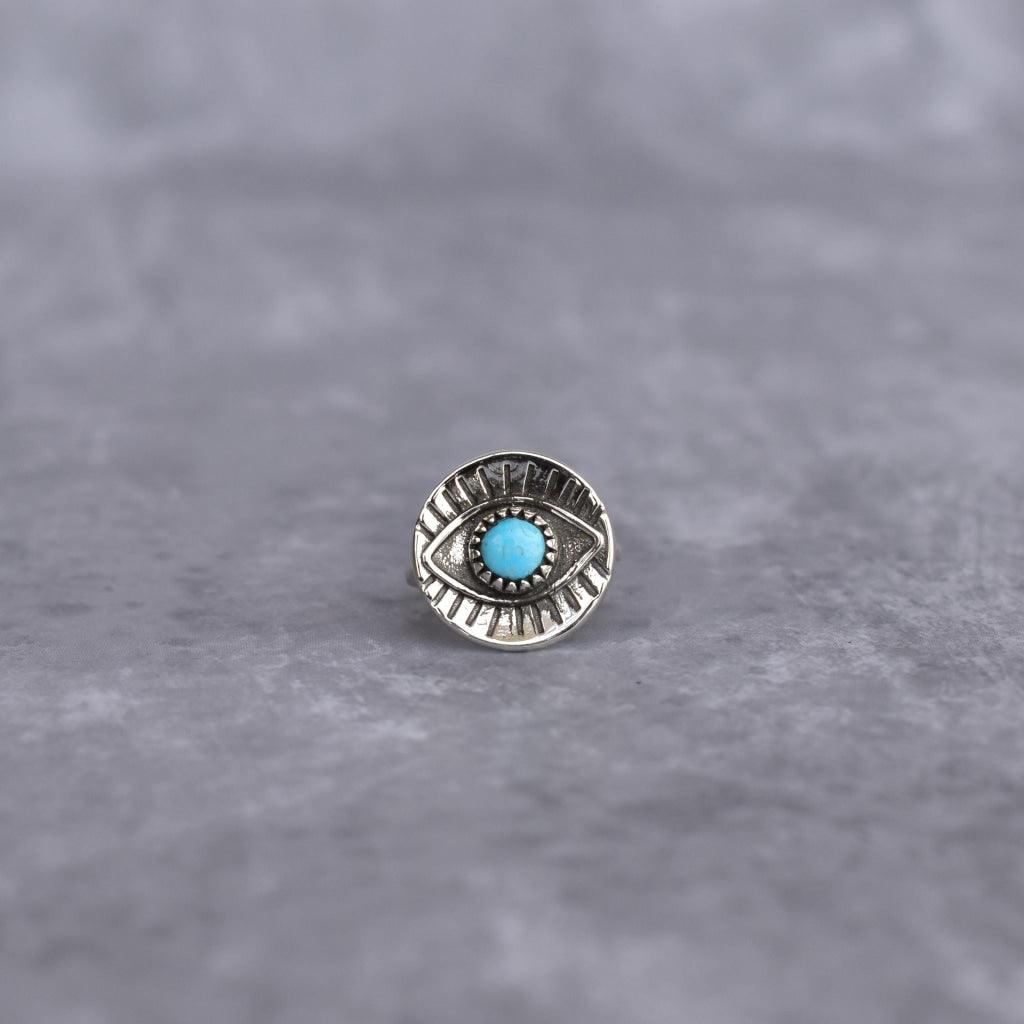 Gaze Guardian - Turquoise Ring -