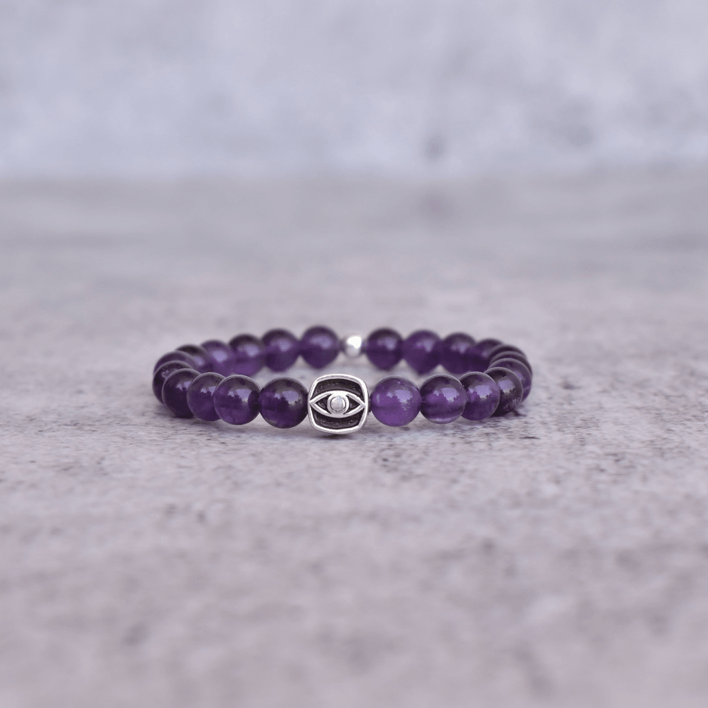 Gaze Of Protection - Amethyst Bracelets -