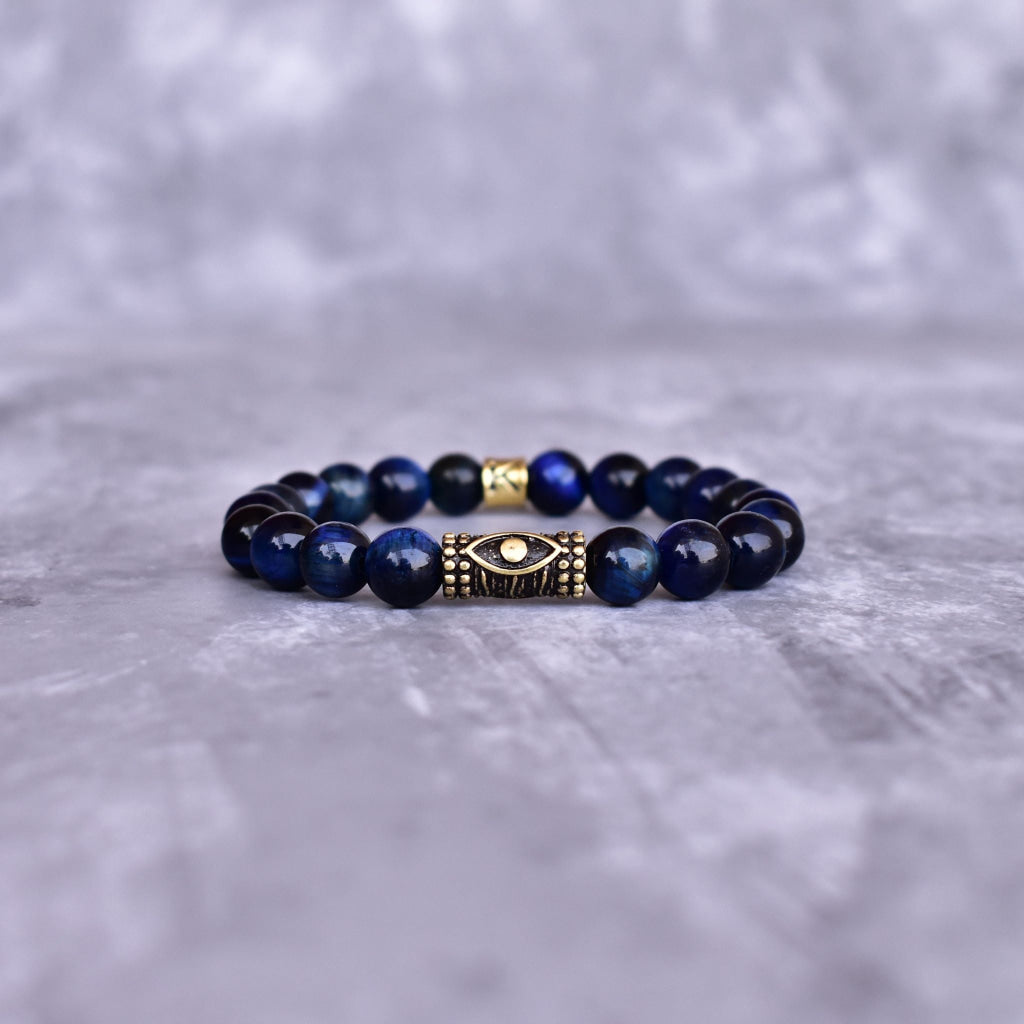 Gaze of Serenity - Blue Tiger's Eye Bracelet -