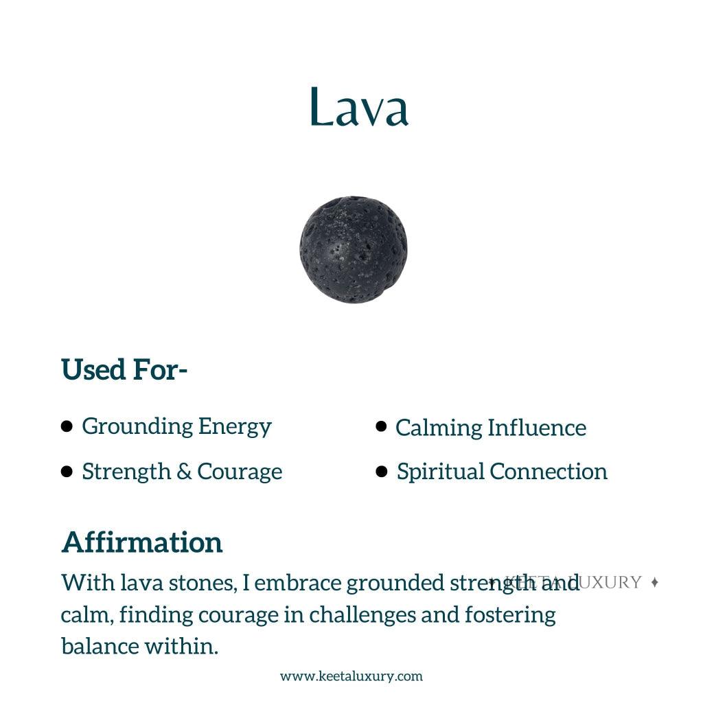Genesis - Lava Bead Bracelet -