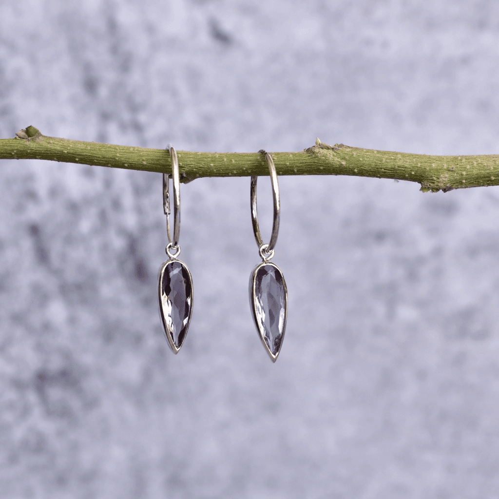Glacier - Amethyst Earrings -