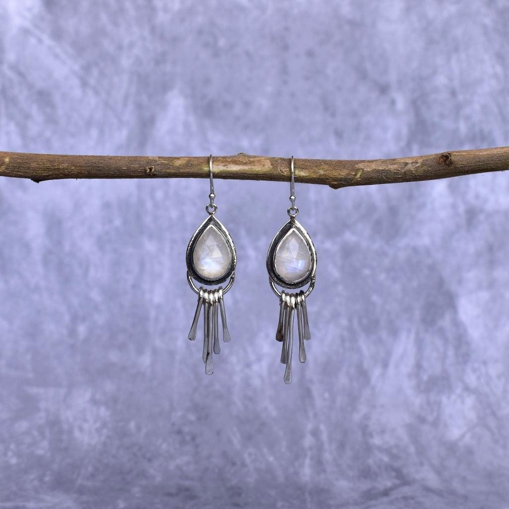 Gypsy Dreams - Moonstone Earrings -