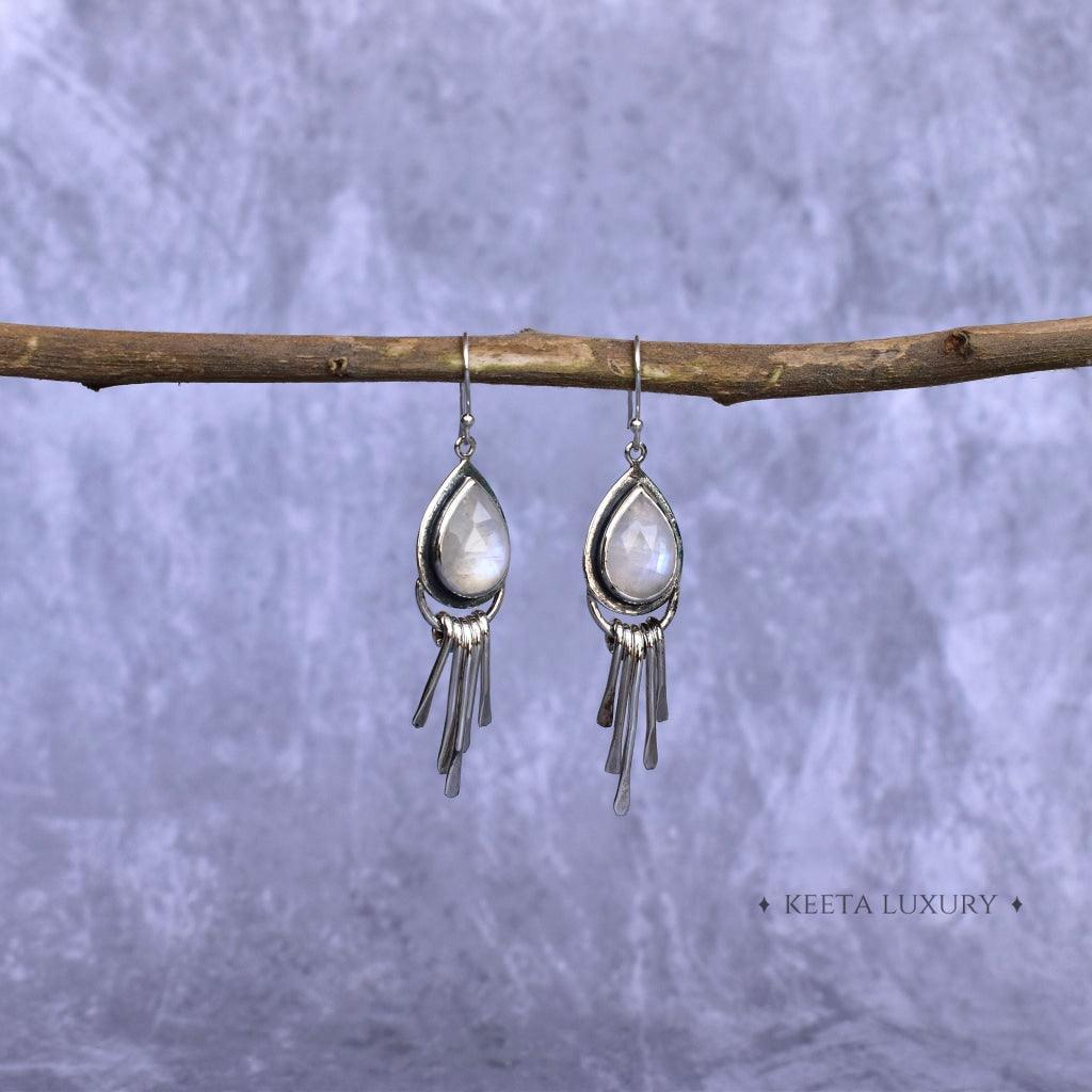 Gypsy Dreams - Moonstone Earrings -