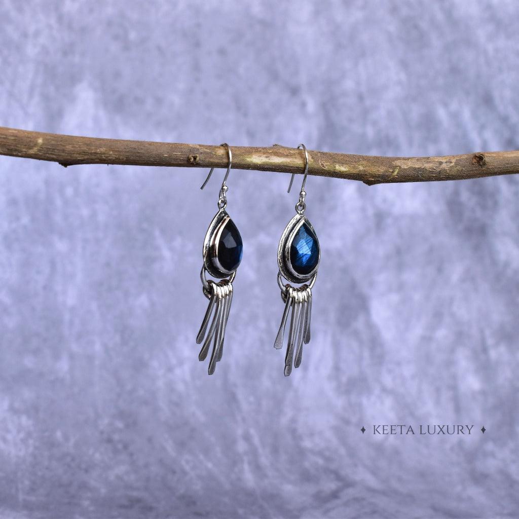 Gypsy Tears - Labradorite Earrings -