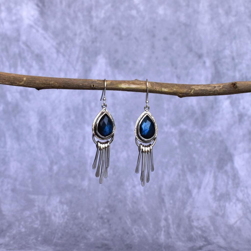 Gypsy Tears - Labradorite Earrings -