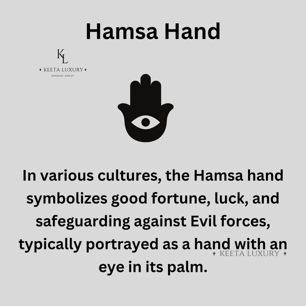 Hamsa Harmony - Lapis Lazuli Bracelets -