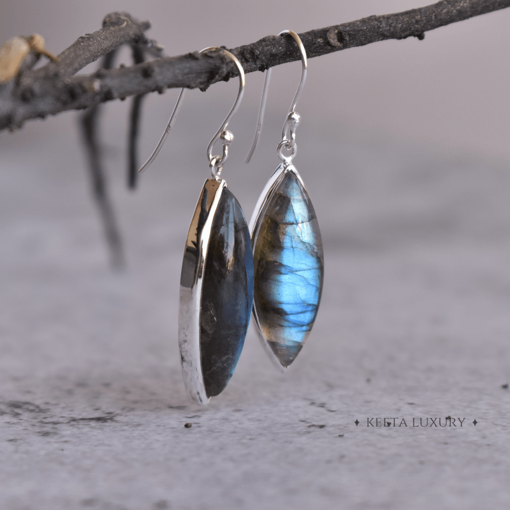 Innate Wisdom - Labradorite Earrings -