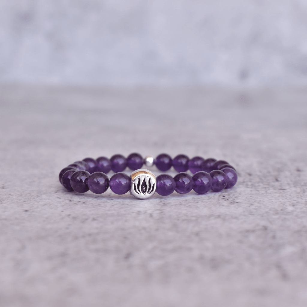 Lotus Bloom - Amethyst Bracelets -