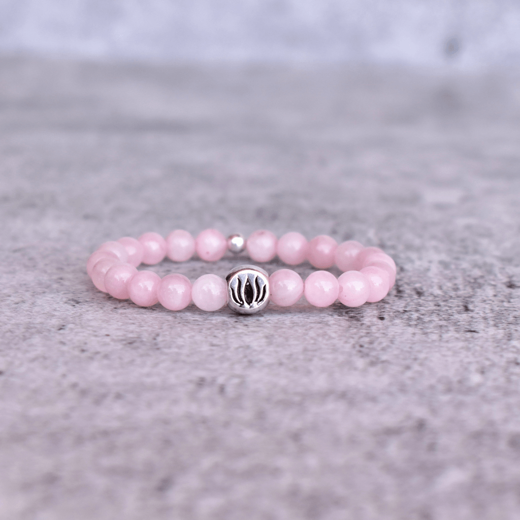 Lotus Bloom - Rose Quartz Bracelets -