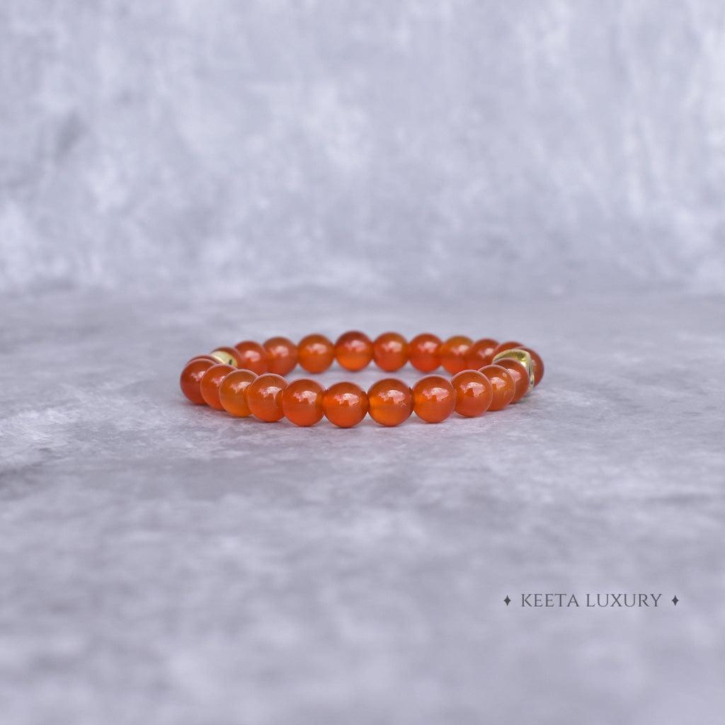 Lotus - Carnelian bracelet -