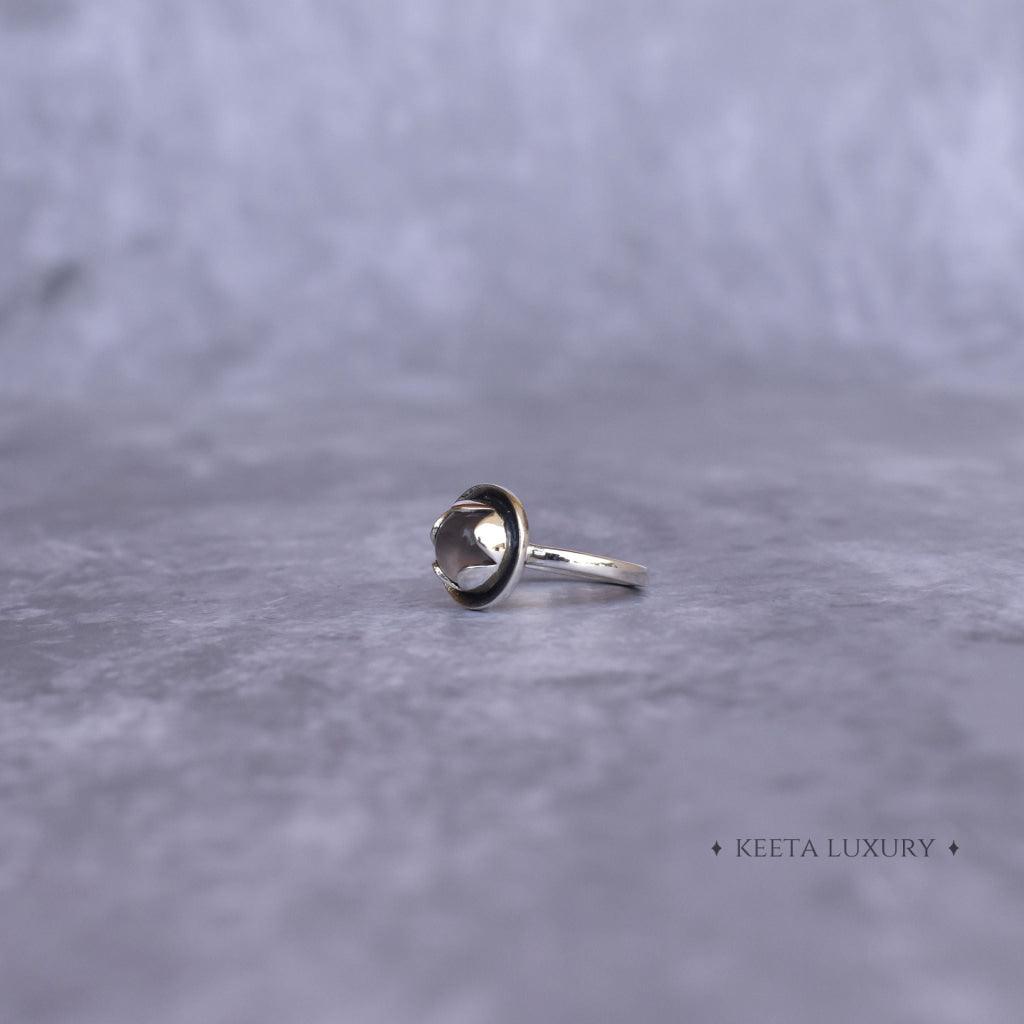 Lotus Dream - Rose Quartz Ring -