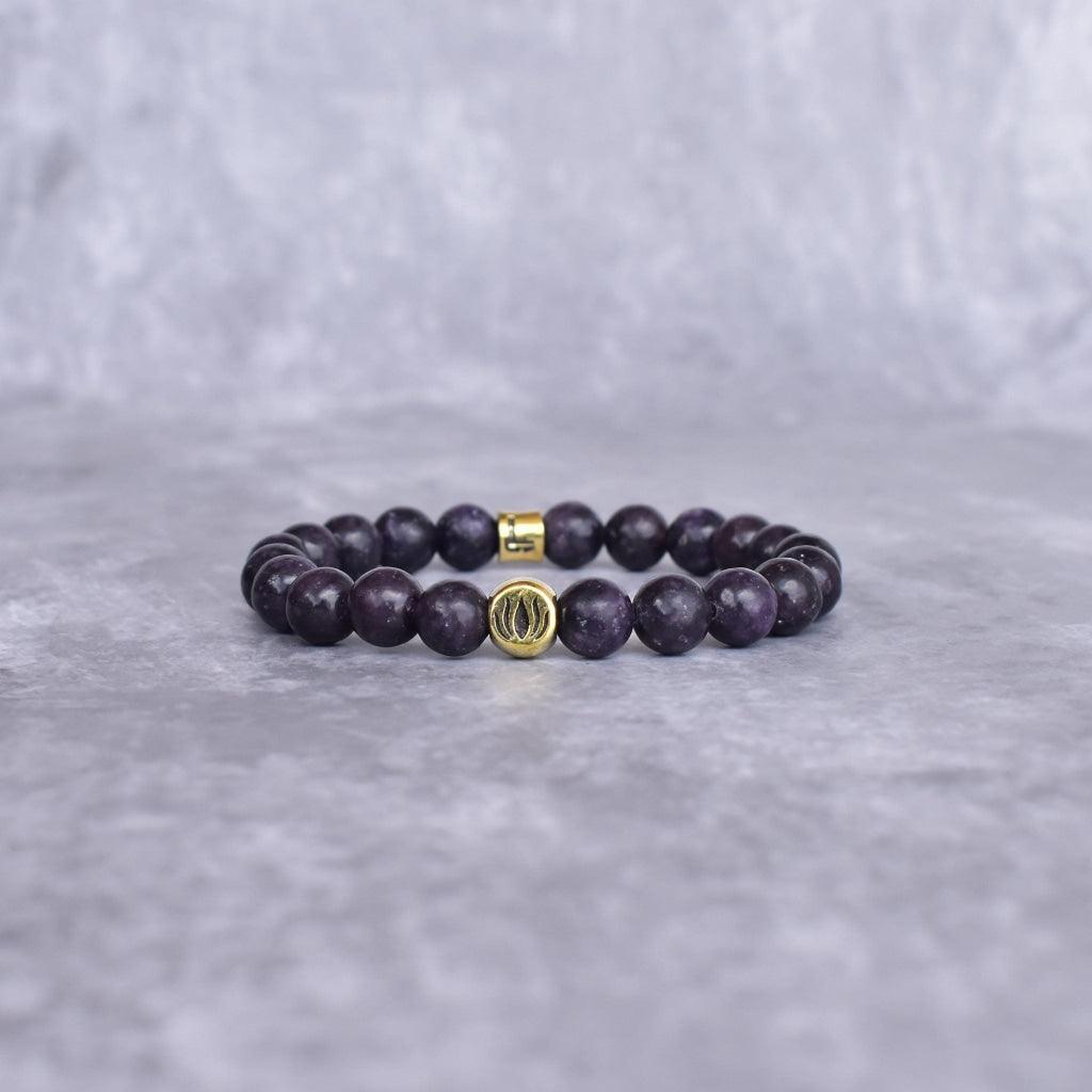 Lotus - Lepidolite Bracelets -