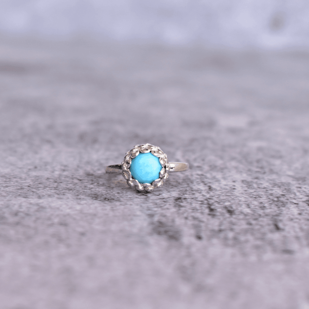 Lotus - Turquoise Ring -