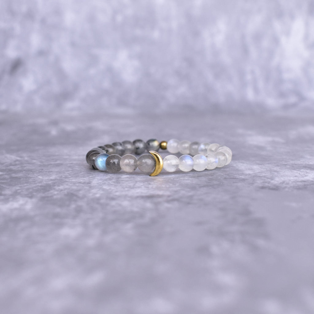 Lunar - Moonstone & Labradorite Bracelets Bracelets