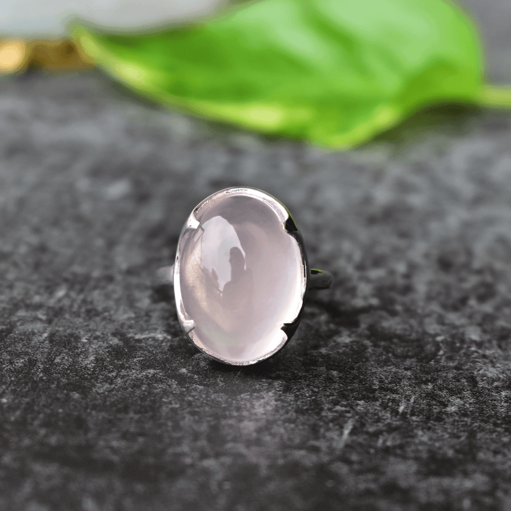 Majestic Monarch - Rose Quartz Ring -