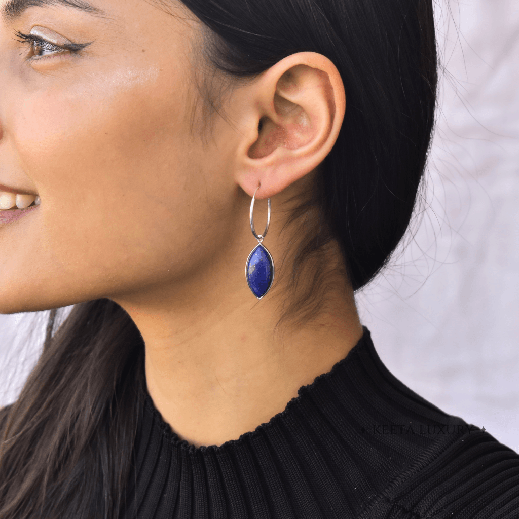 Marquise Swank - Lapis Lazuli Earrings -