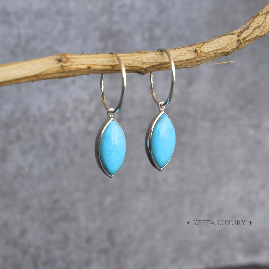 Marquise Swank - Turquoise Earrings -