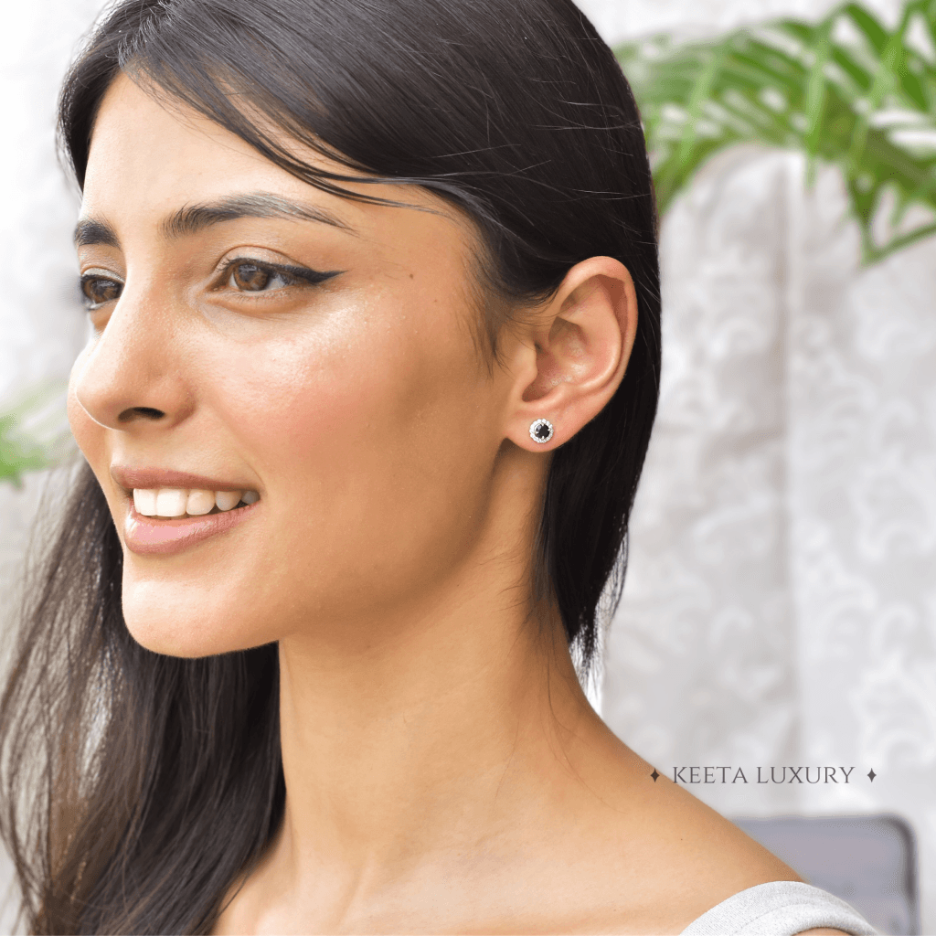 Minimal - Onyx Studs -