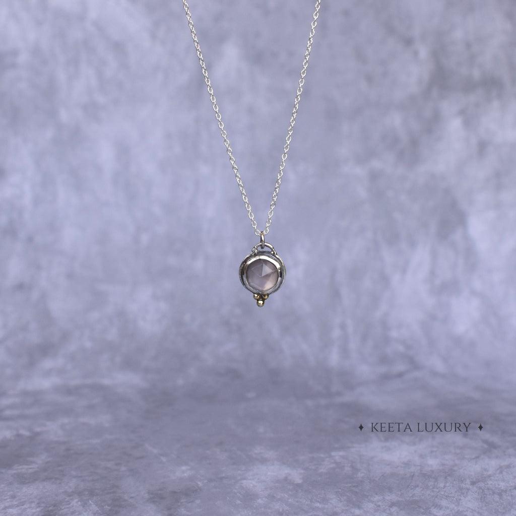 Modern Boho - Rose Quartz Necklace -